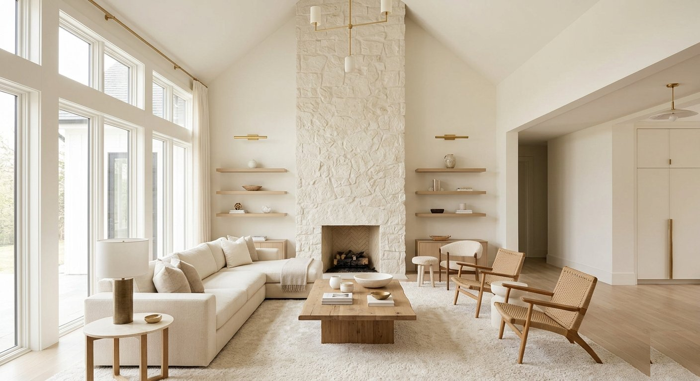 Luxury home living room